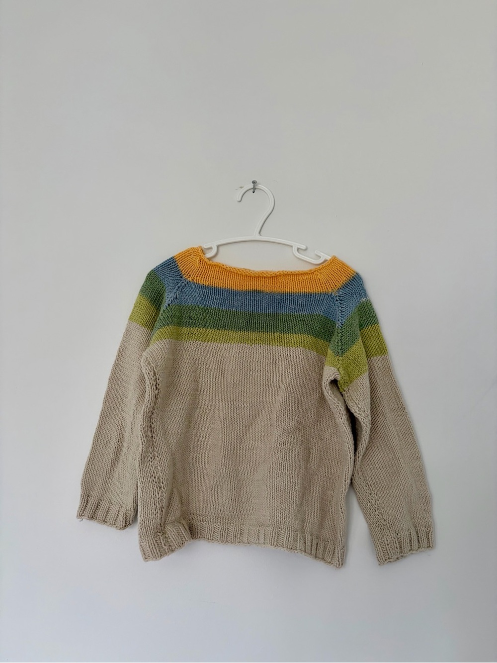 Hand-Knit Crewneck Sweater - 2-4 year